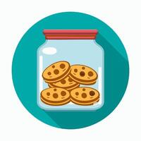 Cookies in a Jar vector
