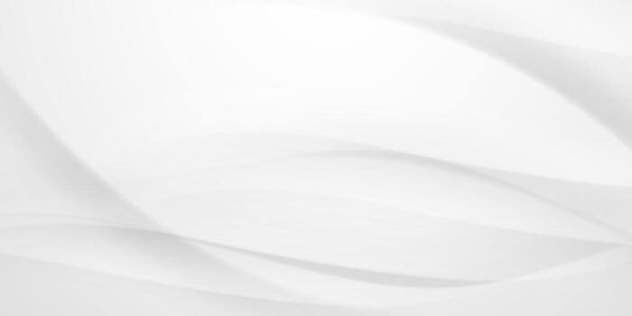 White abstract background with wavy lines vector