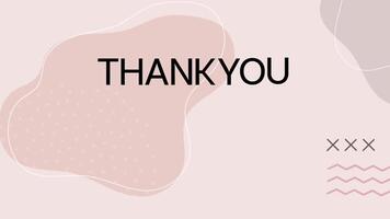Animated end screen with Thank You for Watching text. Perfect for videos, presentations, digital content. Smooth transition and engaging typography make it ideal for closing scenes in media project video
