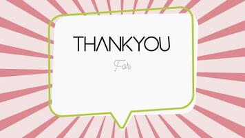 Animated end screen with Thank You for Watching text. Perfect for videos, presentations, digital content. Smooth transition and engaging typography make it ideal for closing scenes in media projects video