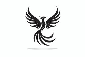 silhouette of Fenix in different style vector