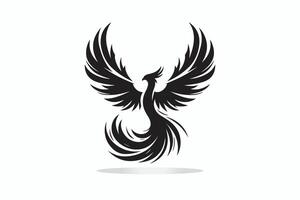 silhouette of Fenix in a style vector