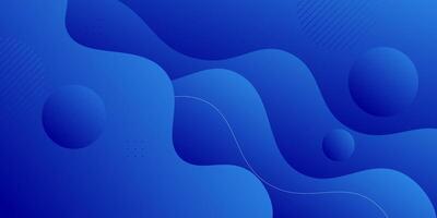 Abstract blue wave background with colorful gradient design. Simple background design with abstract geometric pattern for banner, flyer, presentation and business card. Eps10 vector