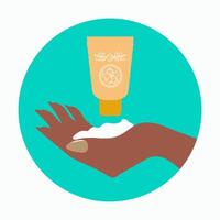 Hands with Lotion vector