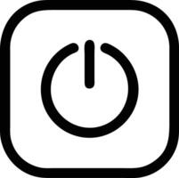 Power Button Icon vector