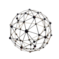 3D Molecular Model, Science and Technology, Network Visualization png