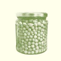A jar brimming with pickled snacks showcases the art of fermentation. These salt-filled, vinegary delights are perfect for appetizers or as a unique addition to gourmet meals. vector
