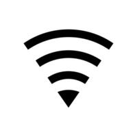 A wifi symbol on a white background vector