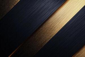 Elegant Metallic Black and Gold Textured Abstract Background with Sparkling Details photo