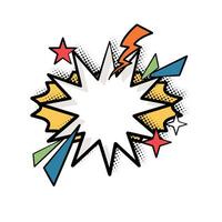 Retro Pop Art Speech Bubble for Merchandise vector