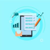 Mobile app development services vector