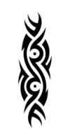 Decorative Tribal Tattoo Graphics on White Background - High Resolution vector