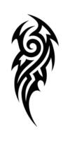 Premium Quality Tribal Tattoo Artwork on White Background vector