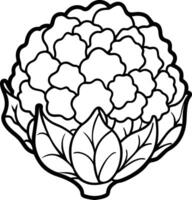 A black and white drawing of a flower vector