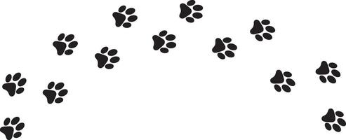 Elegant Dog Paw Print Design A Must Have Symbol for Every Animal Enthusiast vector