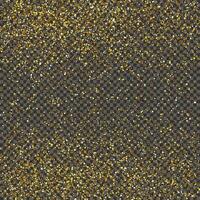 Gold glittering dust on a gray background. Dust with gold glitter effect and empty space for your text. vector