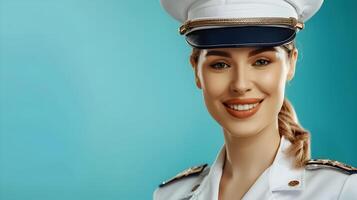 Cheerful Cruise Ship Attendant Excelling in Service on Duty photo