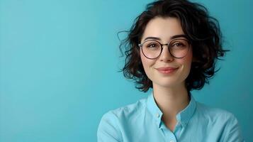 Cheerful School Counselor Working Dedicatedly at Desk in Vibrant Office Demonstrating Career Guidance photo