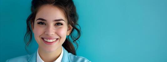 Joyful Concierge Excelling in Hotel Front Desk Service with Professional Attire and Key Card photo