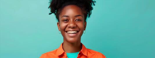 Happy Young Social Worker Uplifting Spirits with Dedication and Empathy photo