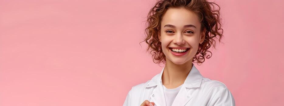 Joyful Manicurist Excels in Colorful Nail Art Creation photo