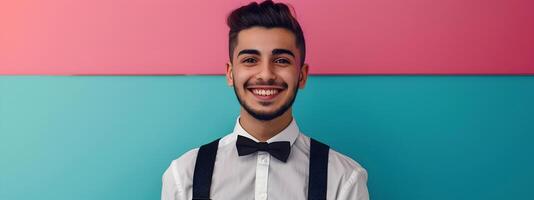Proud Young Valets Genuine Smile Reflects Commitment to Exceptional Service in Upscale Hotel photo