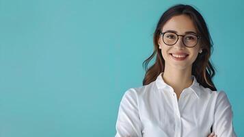 Young Mortgage Loan Processor Thriving in a Colorful Office Space photo