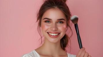 Vibrant Passion in Action A Young Makeup Colorful Masterpiece photo