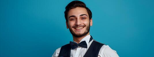 Young Valets Genuine Smile Reflects his Pride and Passion for Providing Excellent Service photo