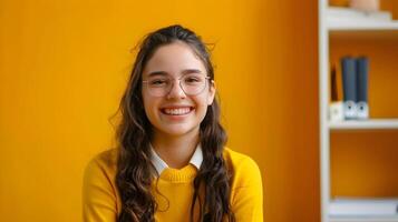 Young School Counselor Inspiring Confidence and Success with Genuine Care and Support photo