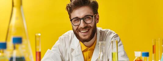 Young Atmospheric Scientist Pursues Innovation and Weather Forecasting in Vibrant Lab photo