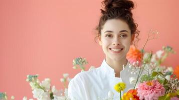 Vibrant Young Wedding Coordinator Thriving in Planning the Perfect Couples Special Day photo