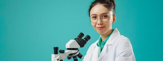 Young Conservation Scientists Passionate Smile A Image of Environmental Protection and Research Success photo