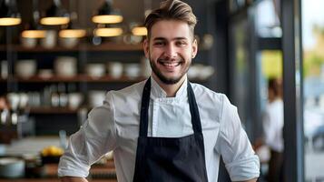 Young Restaurant Executives Vibrant Vision A Successful Dining Empowerment photo