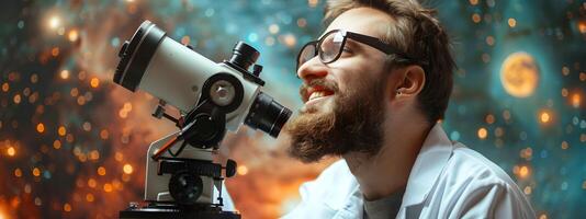 Young Astronomers Joyful A Passionate Career in the Wonders of Space photo