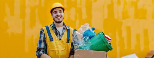 Bringing Joy to Waste Management A Young Recyclables Collectors Colorful World photo