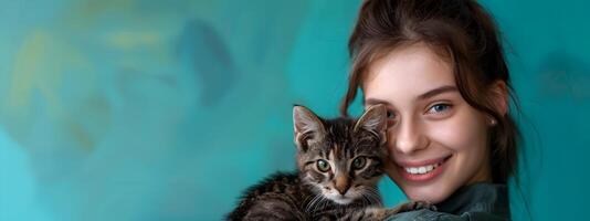 Compassion in Action A Young Volunteers Joyful Service at the Animal Shelter photo