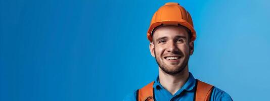 Happy Young Builder Giving Back to the Community with Habitat for Humanity photo