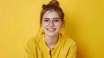 Happy Young Content Strategist Excelling in Digital Marketing and Career Success photo
