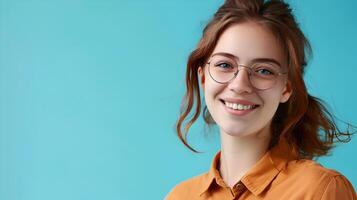 Enthusiastic Young Volunteer Excels in Office Job Adding Vibrant Colors to Work Life photo