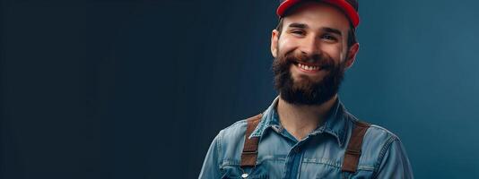 Happy Young Mechanic Success and Satisfaction in a Rewarding Career photo