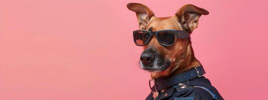 Joyful Young Animal Control Officer Dedicated to the Welfare of Furry Friends in a Vibrant Field Setting photo