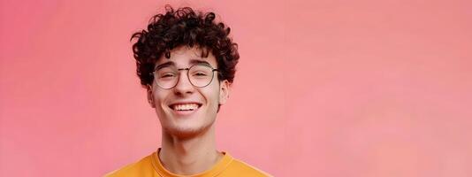 Joyful Content Creator Flourishing in a Colorful Digital Workspace photo