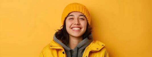 Happy Young Worker Devoted to Uplifting Homeless at a Vibrant Shelter photo