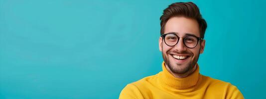Joyful Content Strategist Excelling in Vibrant Workspace photo