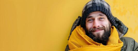 Happy Young Worker Devoted to Aiding the Homeless A Portrait of Compassion and Service photo