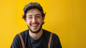 Vibrant Church Volunteer Devoted to Community Service with Joy and Enthusiasm photo