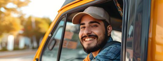 Joyous Meals on Wheels Driver Delivering Nourishment and Happiness in the Community photo