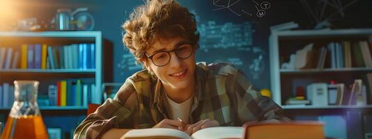 Young Mathematician in the Making A Portrait of Joyful Problem Solving photo