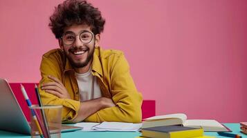 Young Ghostwriters Joyous Dedication to Crafting Engrossing Narratives photo